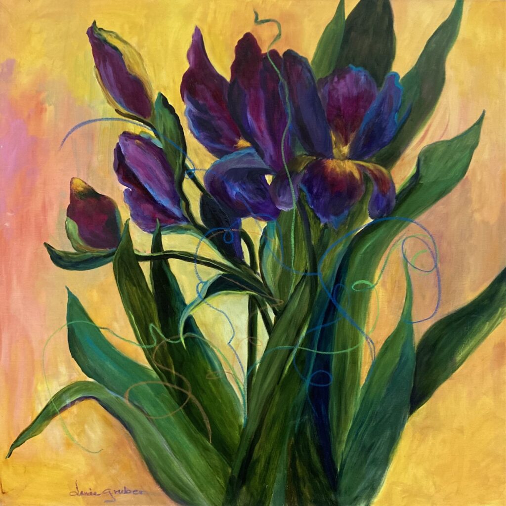 The Wonder Of The Iris By Janice Gruber Port Ludlow Art League 